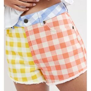 Farm Rio Anthropologie Gingham Shorts